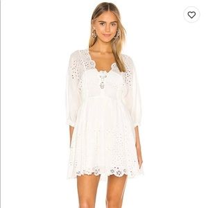 White free people dress